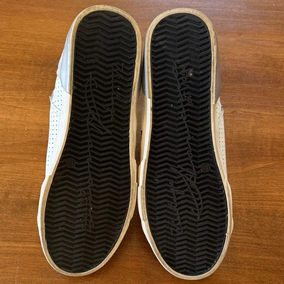 Vintage Havana Lester White Black Grey Gray High-Top Sneakers Size 10 - Picture 7 of 8